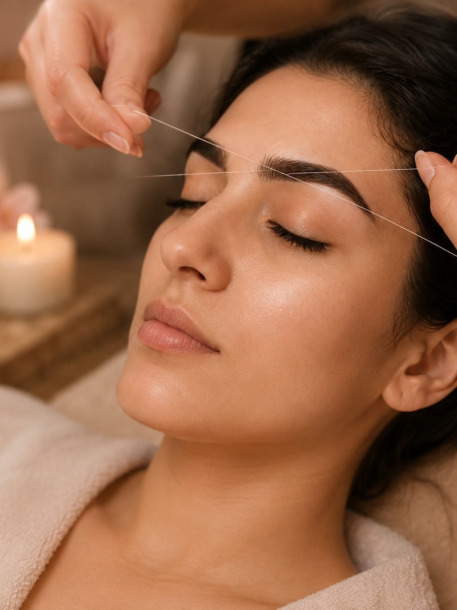 Eyebrow threading at Magnify By Varsha
