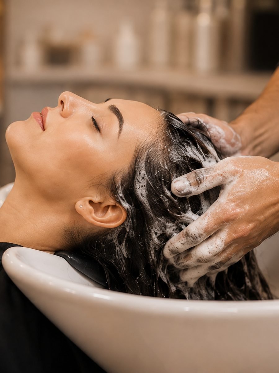 Hair wash service at Magnify By Varsha
