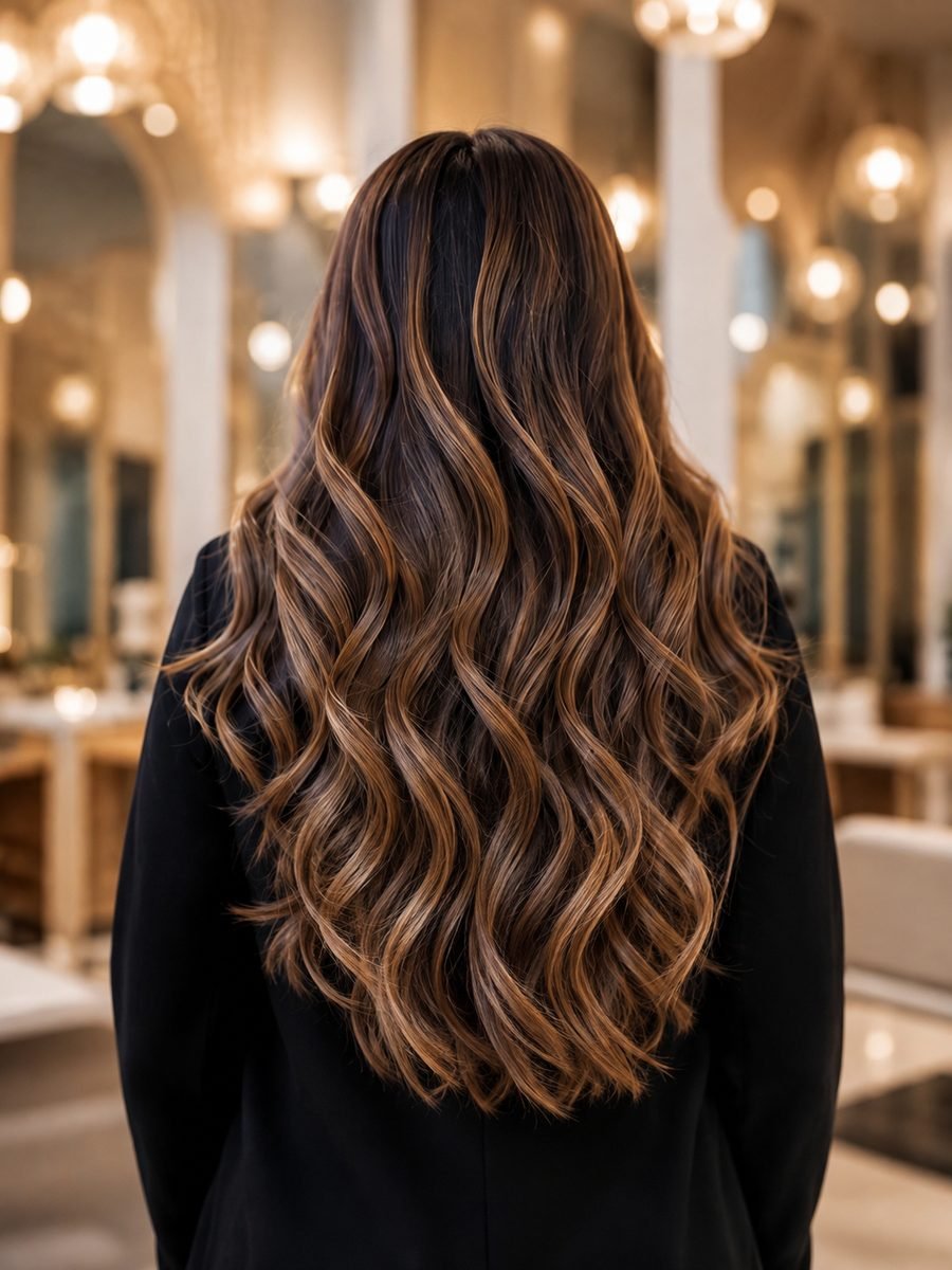 Styled wavy hair at Magnify By Varsha